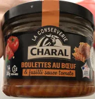 Boulettes au bœuf & fusilli sauce tomate