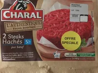 2 steaks hachés 5% L'authentique Façon Bouchère