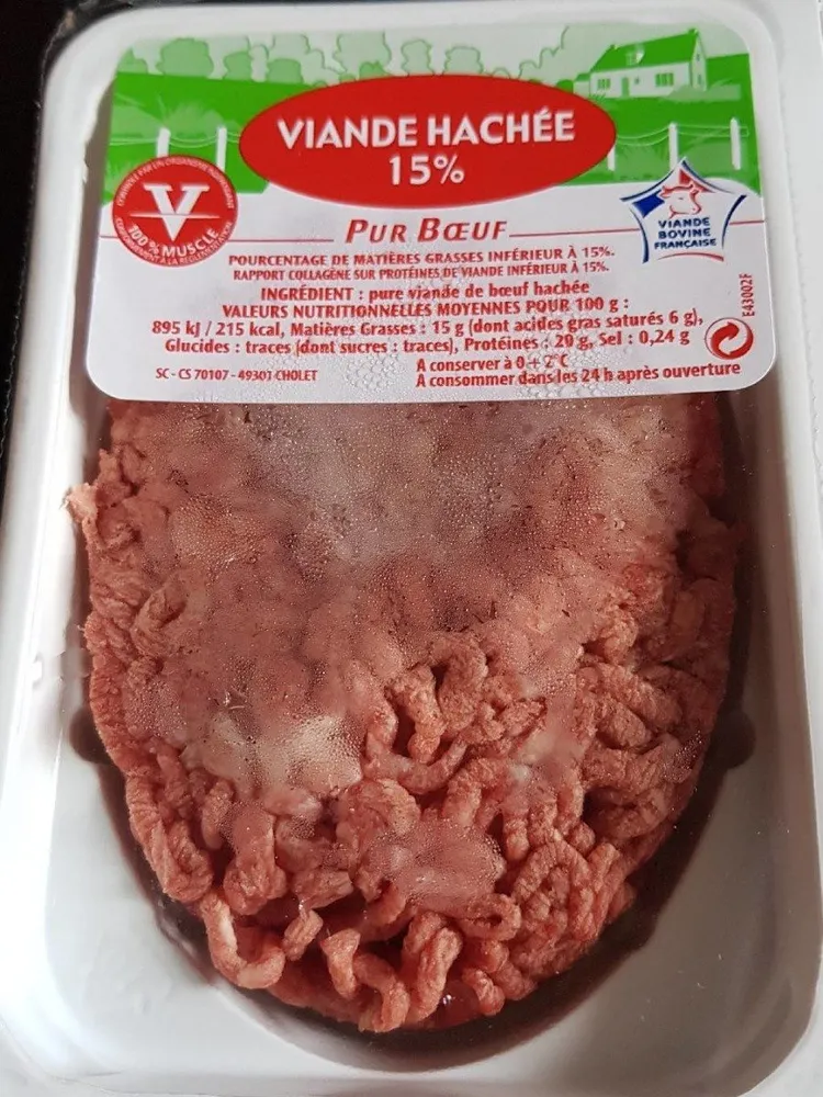 Viande Hachée 15%