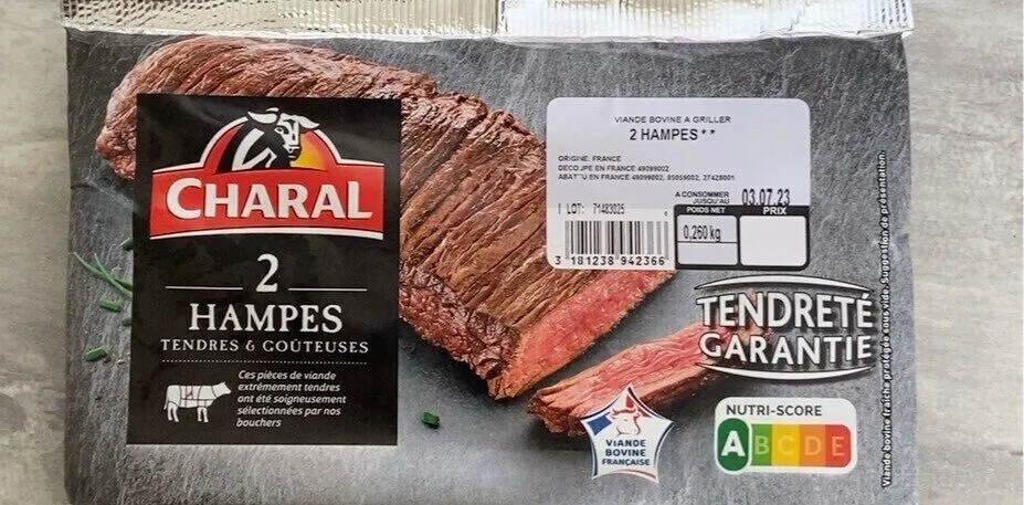 Viande bovine Hampes