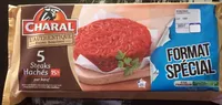 5×120 g steaks hachés Charal pur bœuf 15 %
