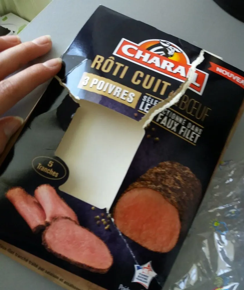 Rôti Cuit de Boeuf 3 poivres