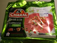 Carpaccio & légumes marinés la barquette de 175 g