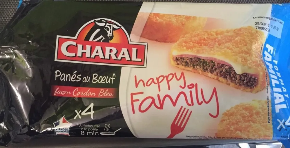 Panés au boeuf facon cordon bleu