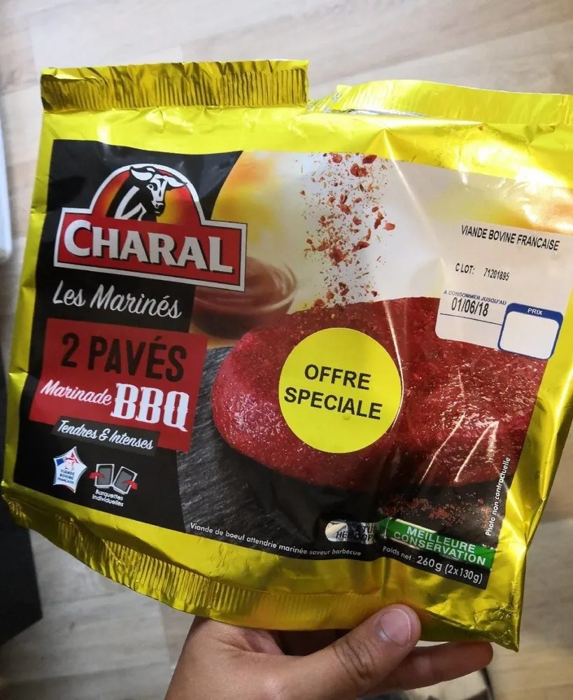 2 pavés marinade bbq