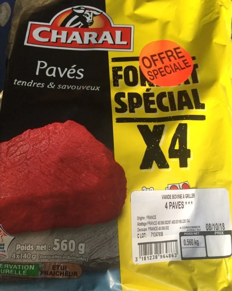 Charal pavés