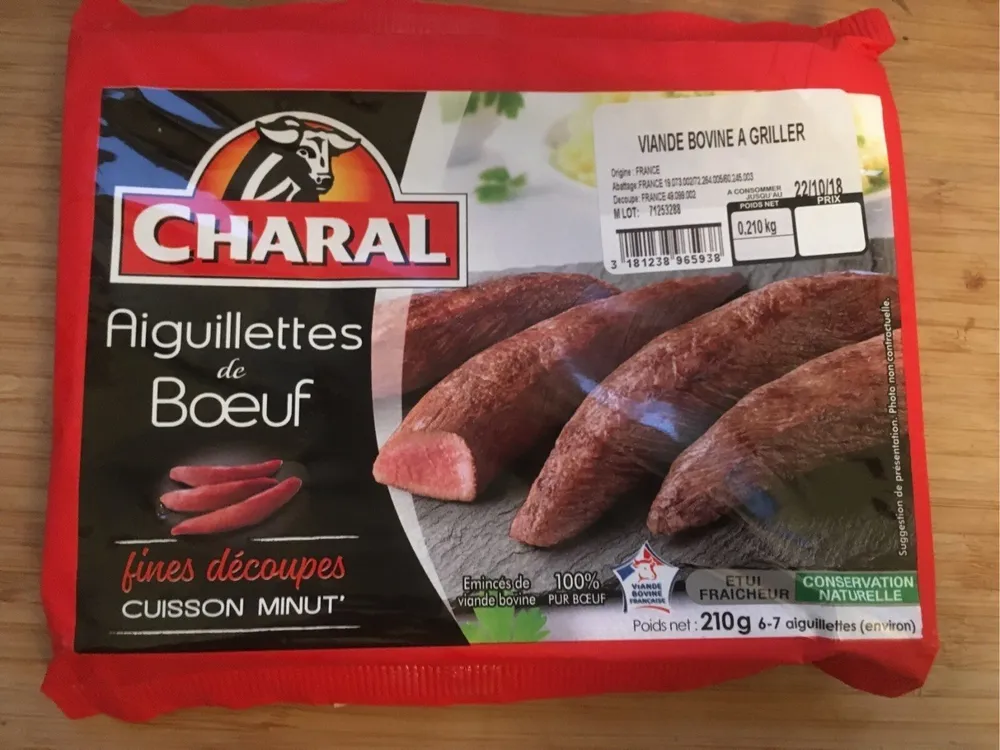 Aiguillettes de boeuf