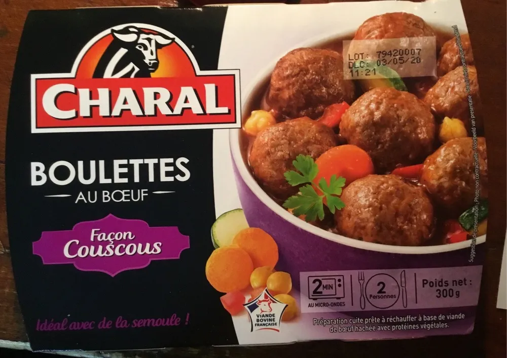 Boulettes boeuf facon couscous