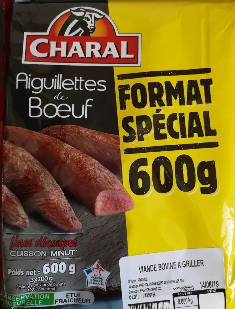 Aiguillettes de boeuf