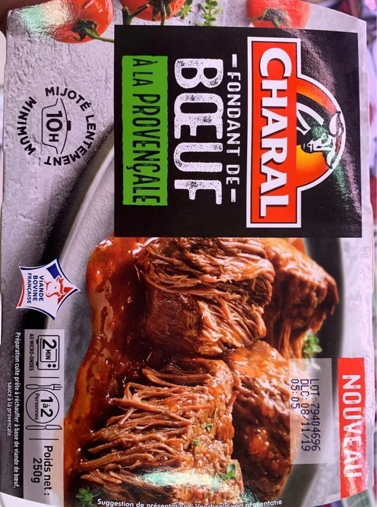 Fondant de boeuf à la provençale