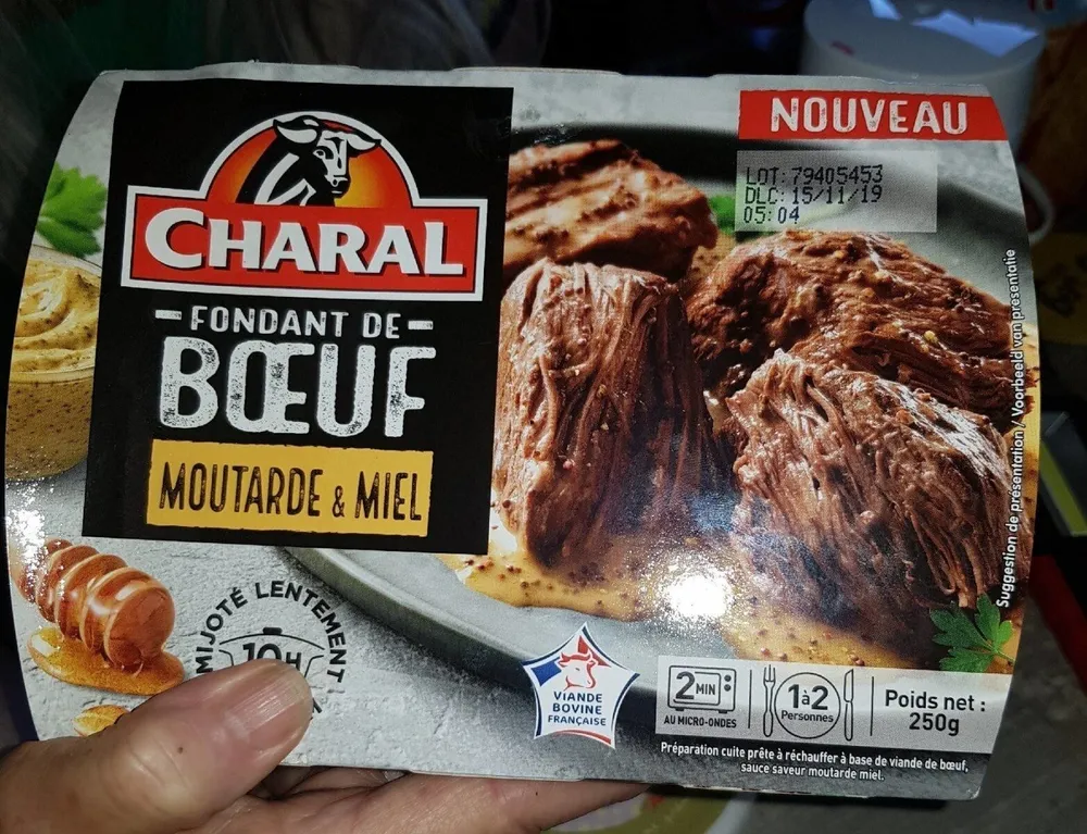 Fondant de bœuf moutarde et miel