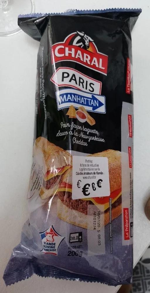 Pain façon baguette sauce à la New-yorkaise Cheddar