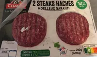 2 steaks hachés 12%