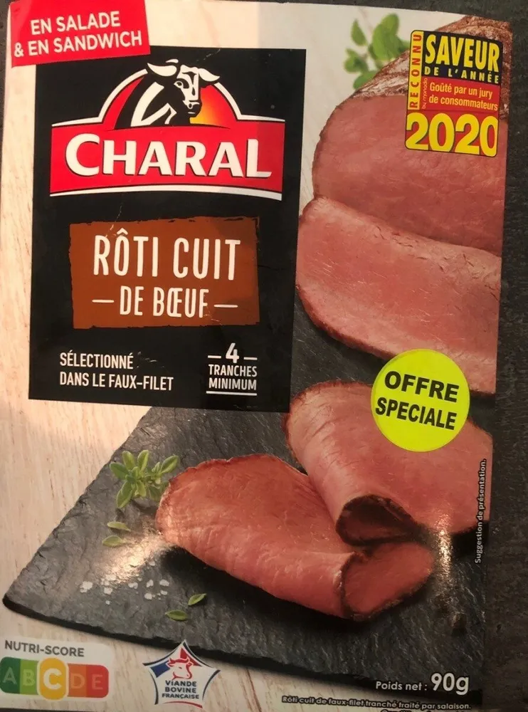Roti cuit de boeuf Charal