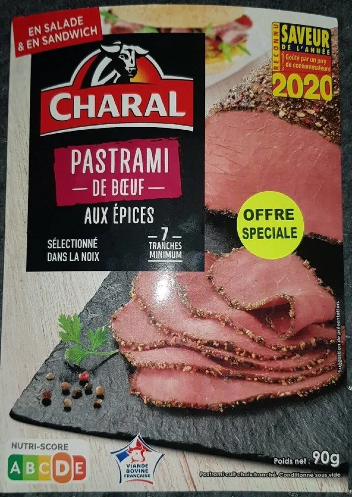 Pastrami de boeuf aux épices