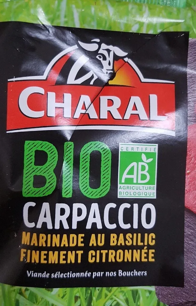 Carpaccio marinade basilic citron