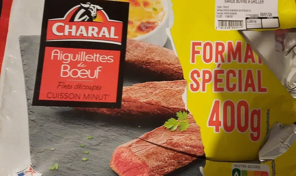 Aiguillettes de bœuf