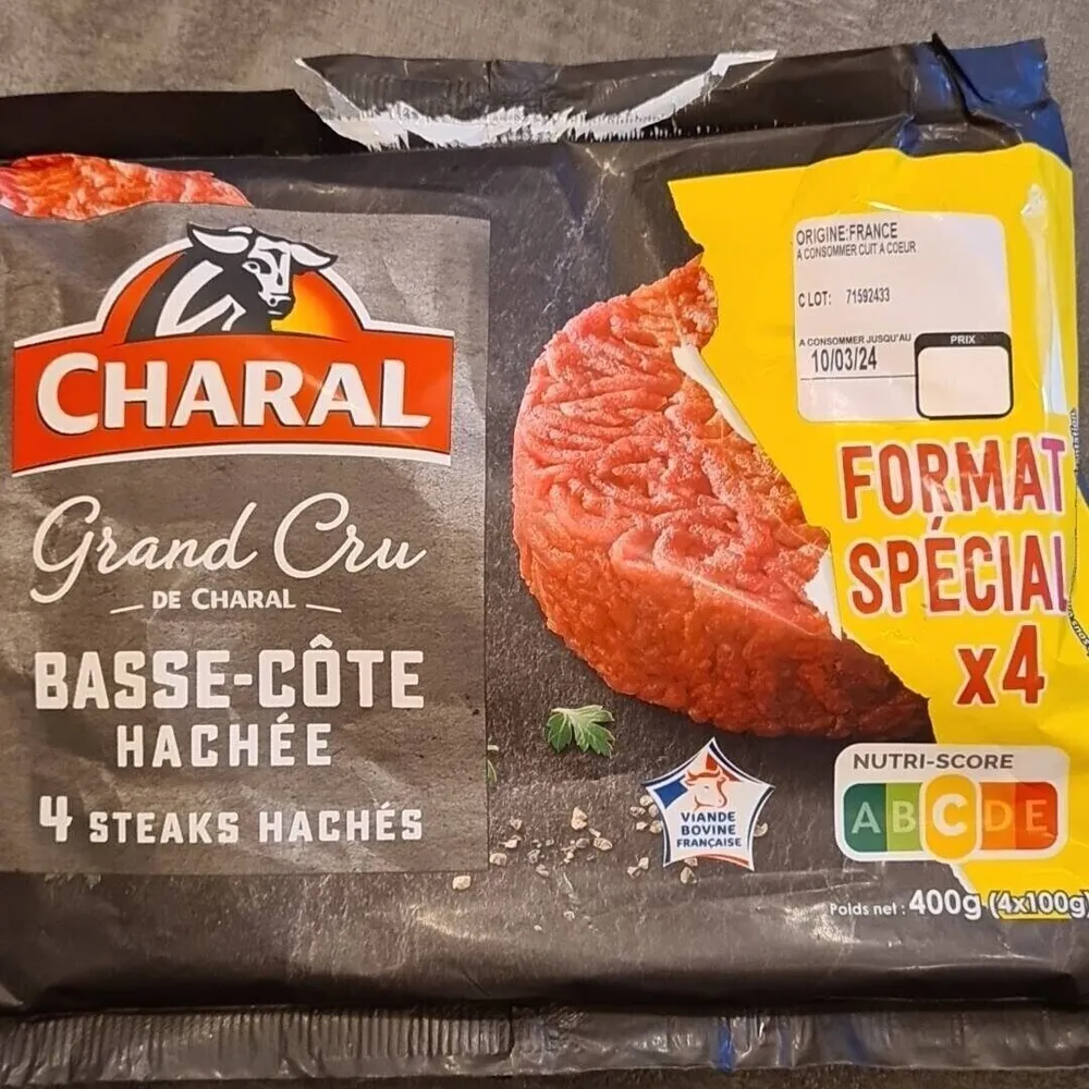 Steacks hachés basse-cote