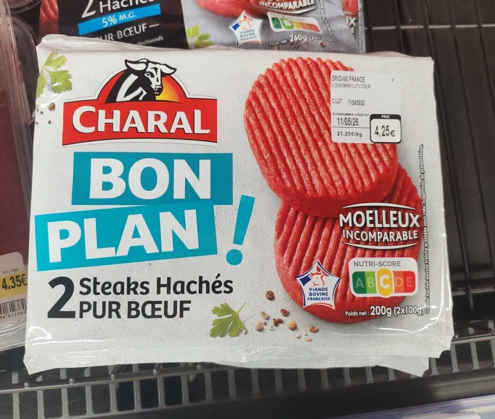 Steak haché pur bœuf