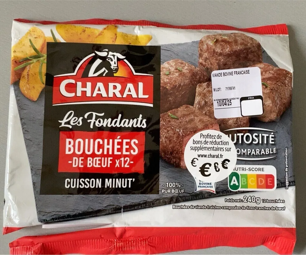 Les Fondants BOUCHÉES -DE BŒUF x12- CUISSON MINUT'