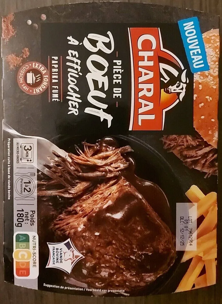 Pièce de boeuf à effilocher paprika fumé