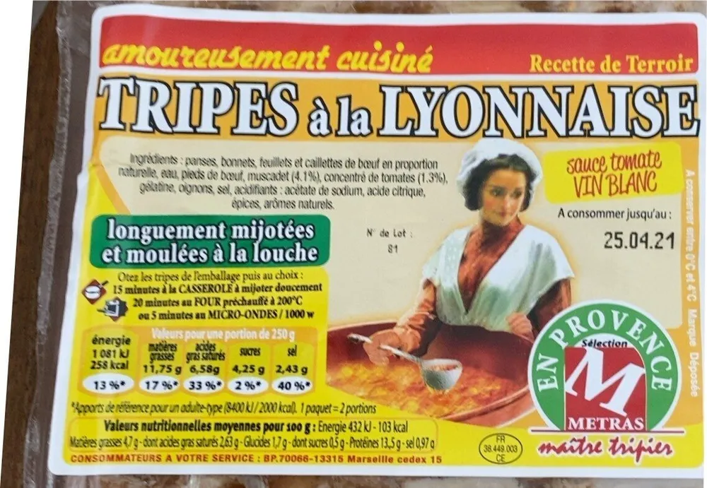 Tripes à la Lyonnaise