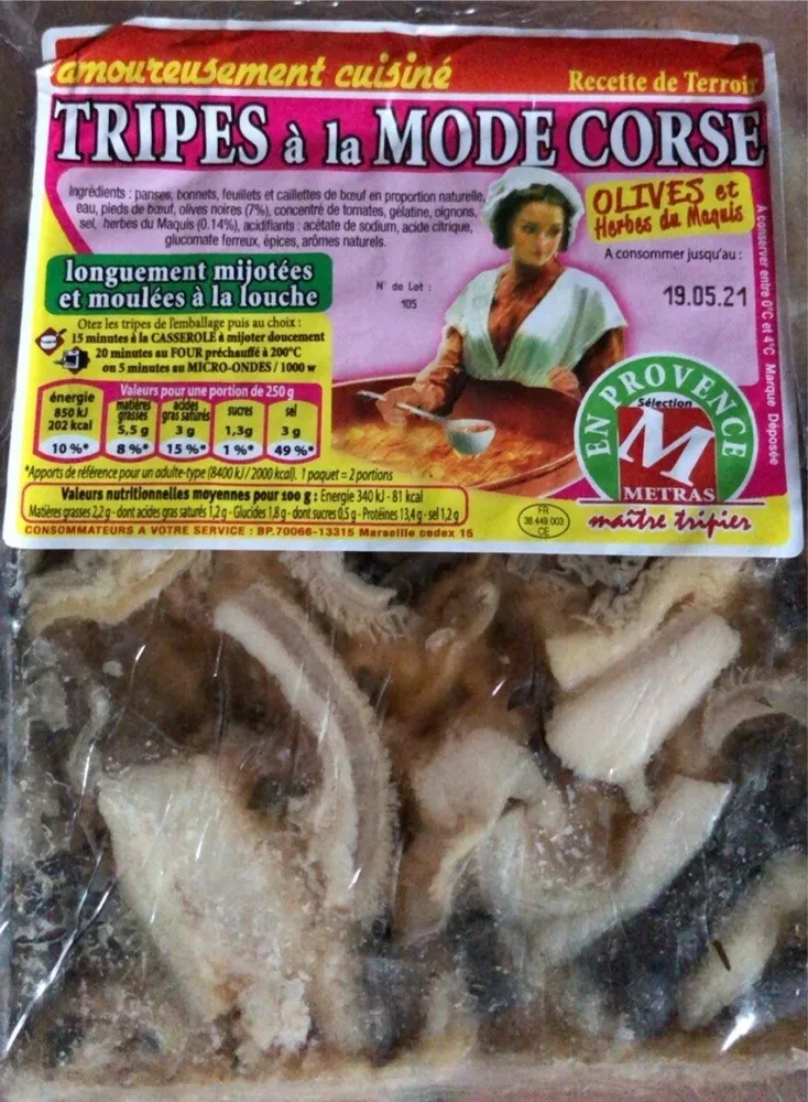TRIPES à la MODE CORSE