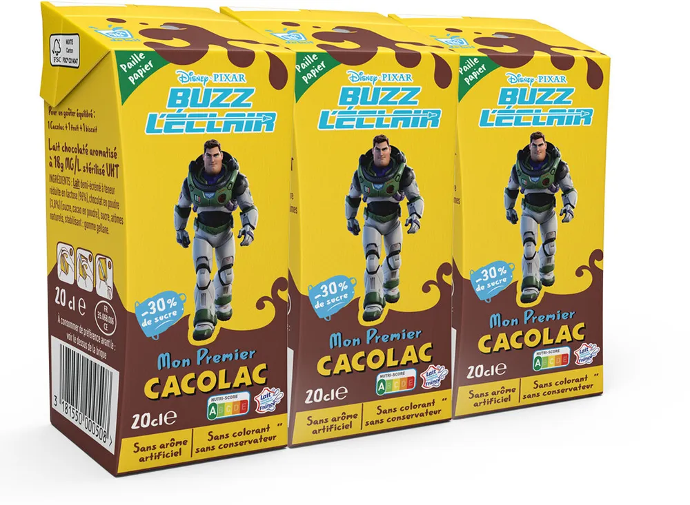 MON PREMIER CACOLAC Chocolat Pack de 3 Bricks 20 cl