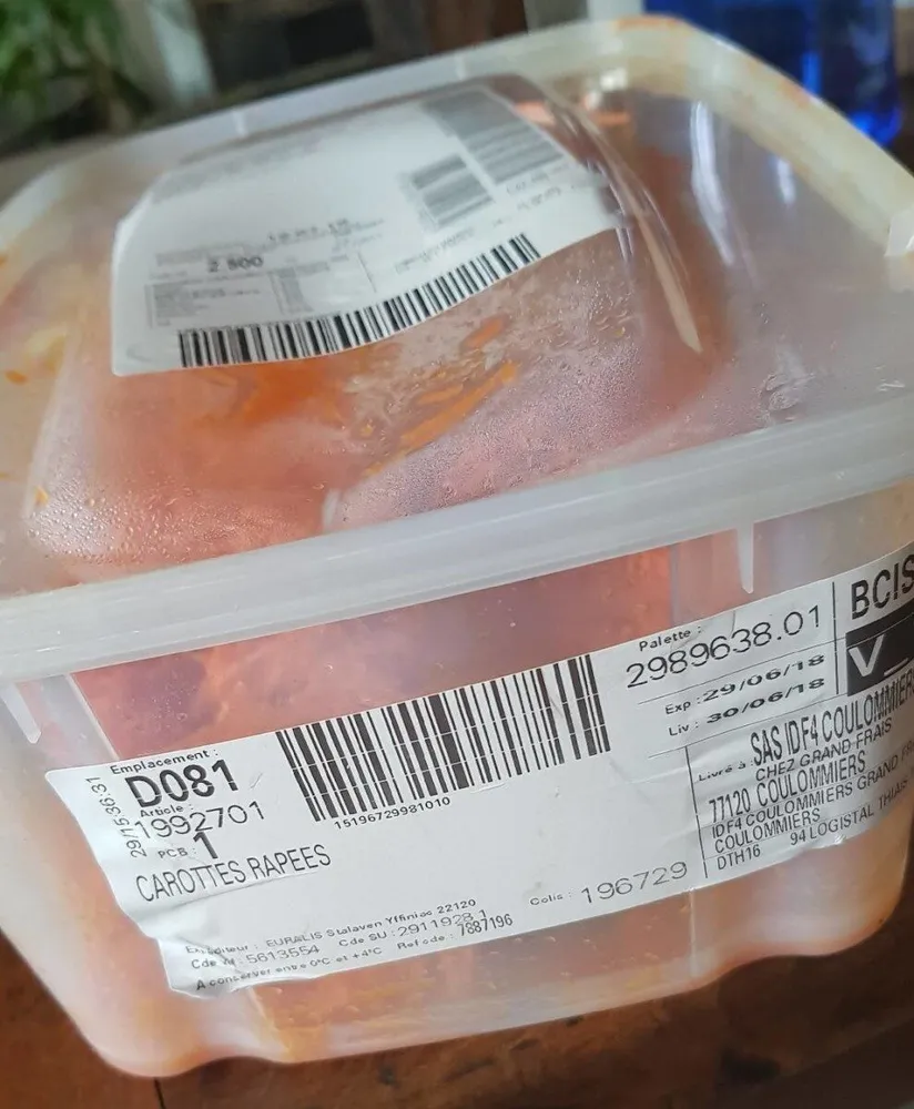 Carottes râpées