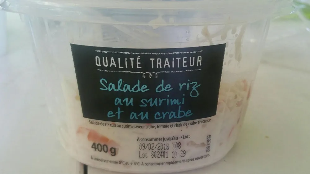 Riz Au Crabe, La Barquette De
