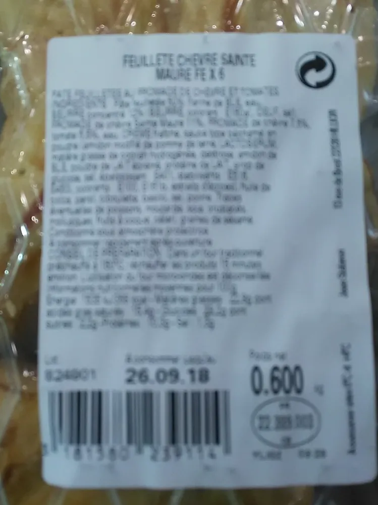 Feuillete au chevre Stalaven