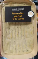 Parmentier gratiné à la morue