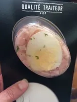 Oeuf dur au jambon