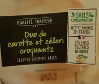 Duo de Carotte et céleri croquants