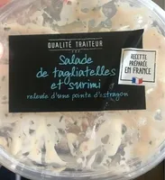 Salade tagliatelles et surimi