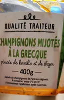 Champignon mijotés a la grecque