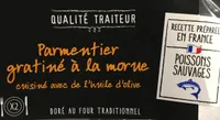 Parmentier gratiné a la morue