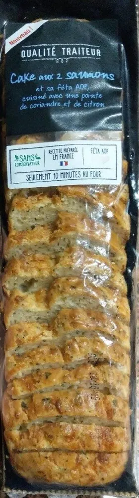 Cake aux 2 saumons