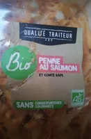 Penne au saumon et comté râpé
