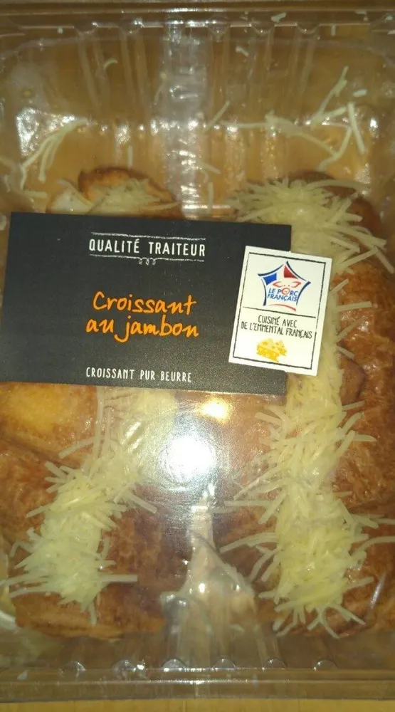 Croissant au jambon