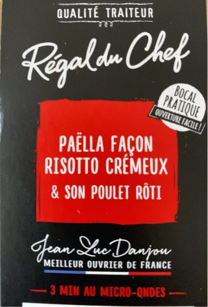 Paella facon risotto cremeux