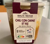 CHILI CON CARNE ET RIZ aux épices douces
