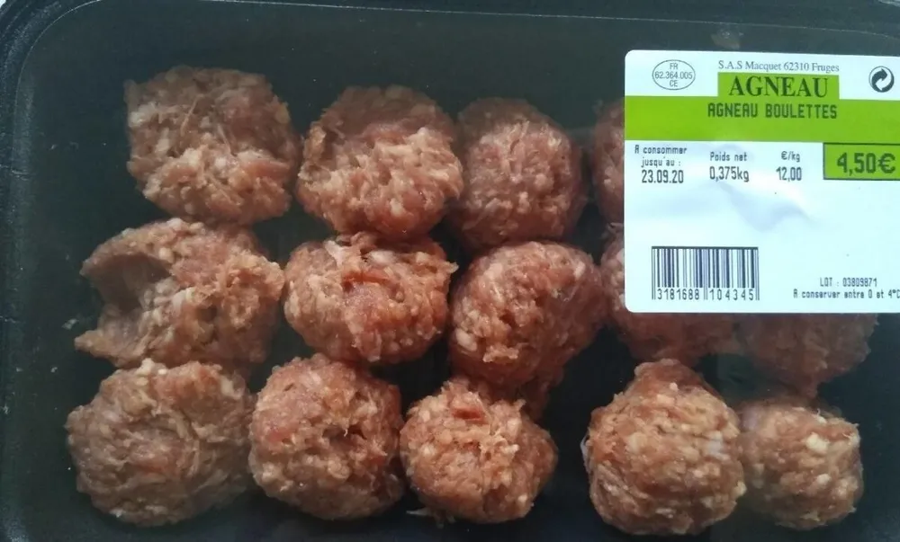 Agneau boulettes