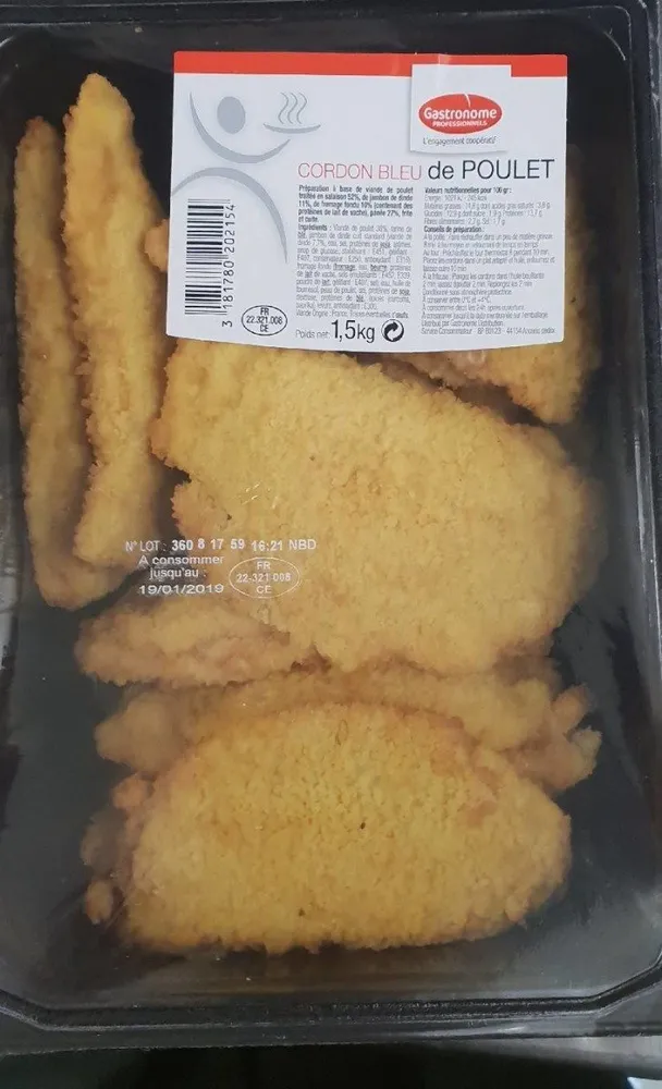 Cordon bleu de poulet