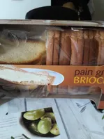 Pain grillé brioché
