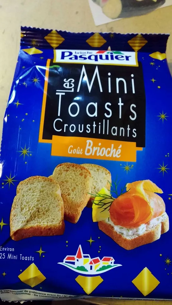 Les Mini Toasts Croustillants Goût Brioché