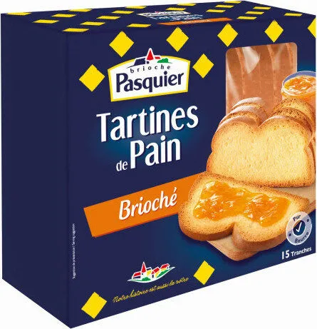 Tartines de pain Brioché