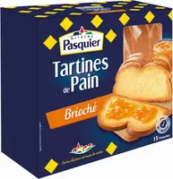 Tartines de pain Brioché