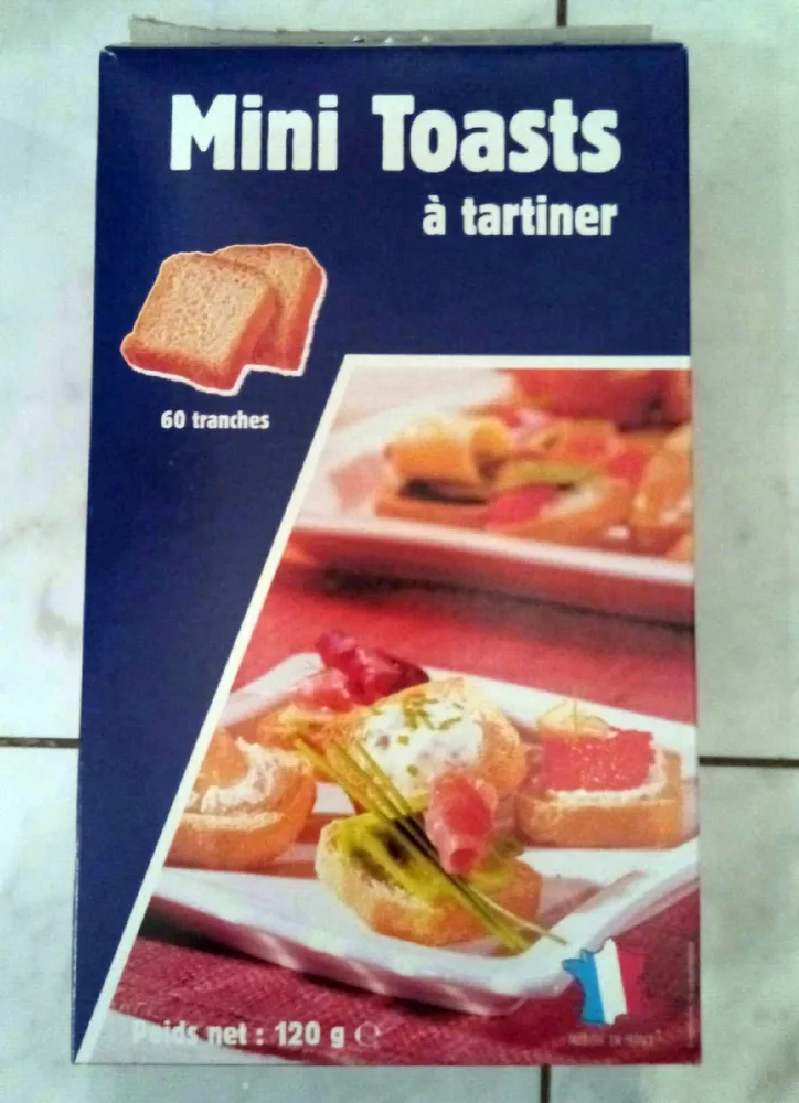 Mini Toasts à tartiner