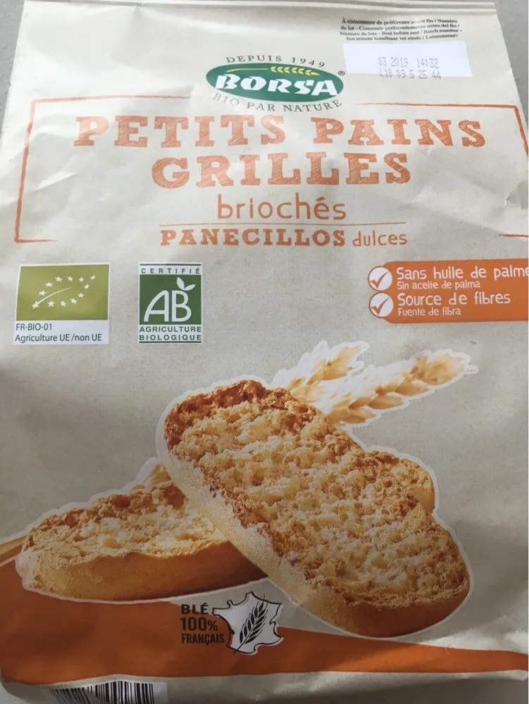 Petits pain grillés